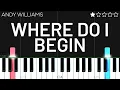 Download Lagu Andy Williams - Where Do I Begin - Love Story | EASY Piano Tutorial