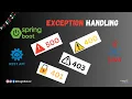 Exception Handling in Java Spring Boot Custom Exceptions ControllerAdvice