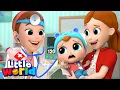 Download Lagu Be Brave Baby John |  Doctor Checkup | Little World - Kids Songs \u0026 Nursery Rhymes