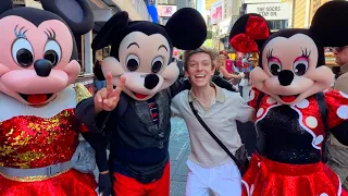 disney adult has a disney day in NYC