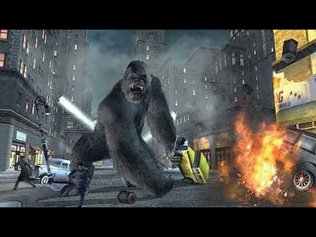Kong Trashes New York and Climbs the Empire State Building - King Kong