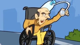 سوبر هنيدي الجزء الاول الحلقة 28 سوبر هنيدي مش عارف يدخل مبنى التلفزيون 