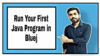 Run Your First JAVA Program in BlueJ in Hindi