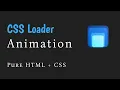 Create a Beautiful Loader Animation with HTML CSS Beginner Friendly UI Animation