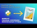 Membuat program sederhana menu makanan dan minuman dengan python Dasar pemograman python