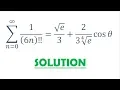 Solution 86 Double Factorial and Roots of Unity Filter Proof