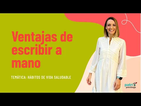 Ventajas de escribir a mano