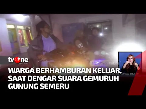Dengar Suara Gemuruh Keras dari Semeru, Warga Panik Berlarian