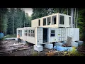 SHIPPING CONTAINER HOME - WINDOWS IN EXPENSIVE SMOKED SALMON WOOD I Make It FOR FREE
