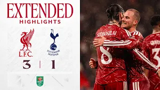 Extended Highlights: Must-see Szoboszlai Goal! Liverpool 3-1 Tottenham | Carabao Cup