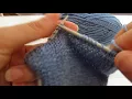 LKC 14a Neckline shaping - first 1 stitch decrease at neckline