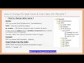 Part 2 Change Database Name Table Name and insert data into the table