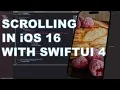 How To Make Only Part of the Screen Scrollable in iOS 16 with SwiftUI 4