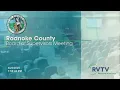Roanoke County Board of Supervisors Meeting on April 22 2025 at 2 00pm