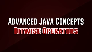 Advanced Programming Concepts Bitwise Operations