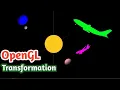 Python OpenGL Transformation Fixed function pipeline 11Jan2023