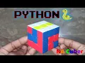 How to make Python Pattern on the 3x3 Rubik s Cube Cube Patterns tutorial by NA Cuber