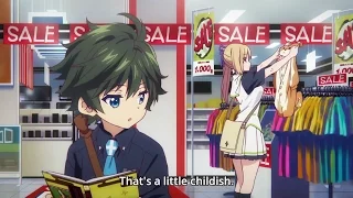 musaigen no phantom world haruhiko u0026 mai funny scene watch it till the end