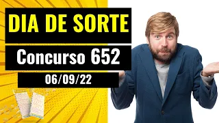 Resultado Dia de Sorte de hoje - Concurso 652 dia 06/09/22