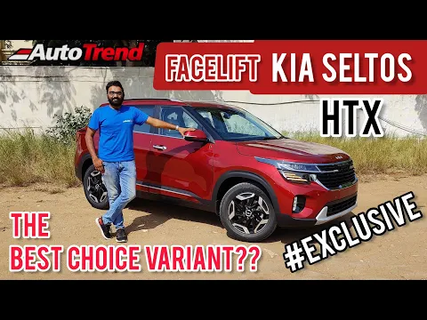 First on YouTube! 2023 Kia Seltos Facelift HTX Variant Detailed Walkaround Review #TeamAutoTrend