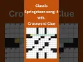 Classic Springsteen song 4 wds Crossword Clue