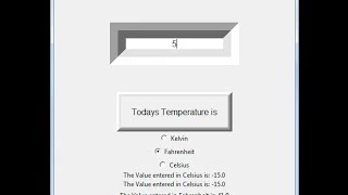 Python Tkinter GUI Tutorial of Temperature Converter