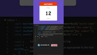 he Mini Calendar is a lightweight and responsive project built using HTML CSS and JS