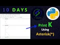 11 Print K Using Alphabet Using Asterisk