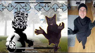 FNF Nocturnal Protocol vs Cat Clapping Hands In Real Life But Its All Nocturnal Protocol