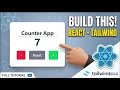 Creating Counter App Using React JS and Tailwind CSS IN Hindi