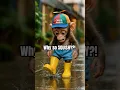 Lagu Baby Chimpanzee in Giant Rain Boots Causes Splash Chaos! 🐵💦