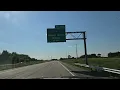 Time-lapse of driving I 94 West towards St Cloud Minnesota