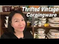 My Thrifted Vintage CorningWare Collection Tour Goodwill Finds Rare Pieces