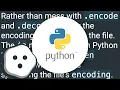 Unicode UTF-8 reading and writing to files in Python