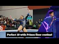 Jordan Chiles scores PERFECT 10 with Prince Floor routine for UCLA vs Minnesota meet 2026