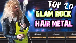 Download Top 20 GLAM ROCK/HAIR METAL Guitar RIFFS - StrumentiMusicali.net MP3