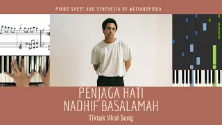 Download PENJAGA HATI - NADHIF BASALAMAH (Piano Cover) with Sheet | Partitur | Tutorial | Not Piano | Chord MP3