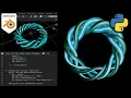 Tilt animation loop created with Python in Blender