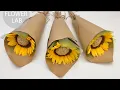Download Lagu MINI DIY Bouquet Sunflower with nuts | Bouquet Wrapping Tutorial