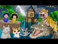 Download Lagu गाँव में बाढ़ 2 | Billi Ke Bachhe | Cartoon | pagal beta | desi comedy video | cs bisht vines