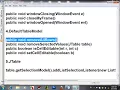 How to Customize DefaultTableModel Method in Java Netbeans