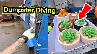 Dumpster diving! They tried to hide all this! 