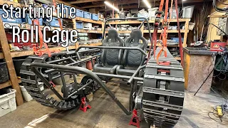 Starting The Roll Cage On My RipSaw Tank Build