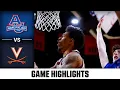 American vs Virginia Game Highlights 2025-26 ACC Men s Basketball