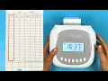 6 Set the ClockIn and ClockOut Times to Print Manually Timozia Attendance Machine Easy Hr