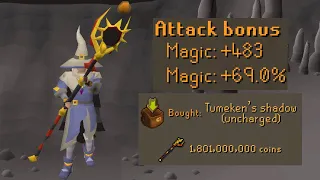 Testing Runescape s New Best Weapon in the Wilderness Tumekan s Shadow