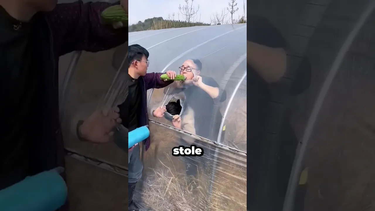 He trapped us inside bro