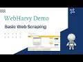 WebHarvy Demo - Basic Web Scraping