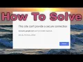 Solved How To Fix Error ERR SSL PROTOCOL ERROR In Web Browser Guide