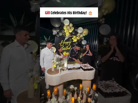 Birthday Boy Shubman Gill’s Special Celebration #shubmangill #happybirthday #shorts